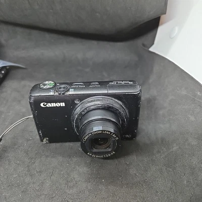 Cámara digital Canon PowerShot S90 10,0 MP - negra PROBADA FUNCIONA - sin cargador  Foto 1 de 4
