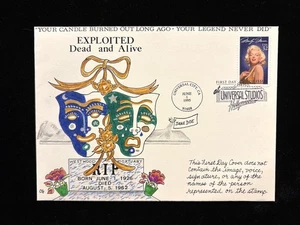 FDC CAROL GORDON HAND-PAINTED CACHET #2967 MARILYN MONROE - Picture 1 of 2