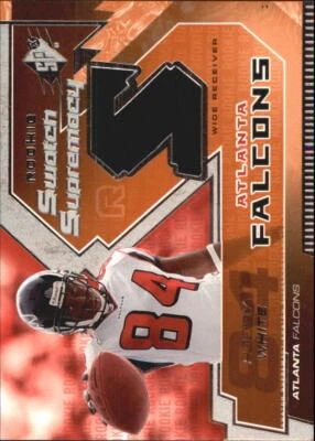 A8919- 2005 SPx Rookie Swatch Supremacy #RSRW Roddy White Jersey - NM-MT - Image 1 of 2
