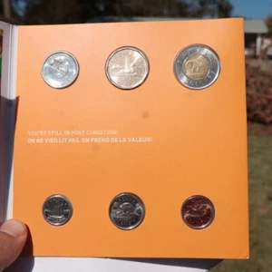 Canada Series 6 coins 2012 Happy Birthday 25 cents designed by Gary Taxali - Picture 1 of 8