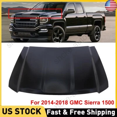 New Steel Hood Panel For 2014 2015 2016 2017 2018 GMC Sierra 1500  Foto 1 de 4