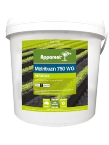 Apparent Metribuzin 750 WG 5kg Herbicide Weed Control Asparagus Barley Agri Farm - Picture 1 of 12