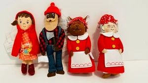 Target Wondershop Christmas 2023 Little Red Riding Hood Wolf Ornaments NEW - Picture 1 of 7