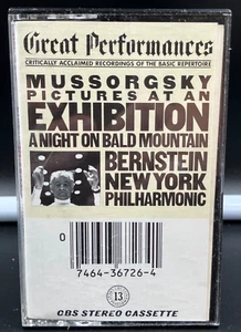 Leonard Bernstein: Mussorgsky Pictures at an Exhibition (Cassette Tape CBS) - Picture 1 of 3
