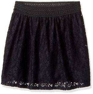Amy Byer Black Lace Skirt Youth Girls L Large 14