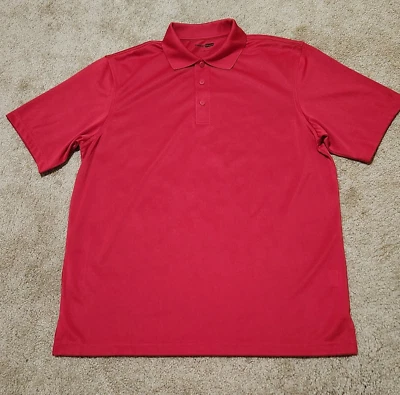 Cornerstone Shirt Men's Size Medium Red Polo Work Shirt - Image 1 of 4