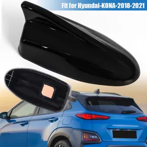 For Hyundai Kona 2018~2022 Black Shark Fin Antenna Base Cover Siganl 96210~J9300 - Picture 1 of 10