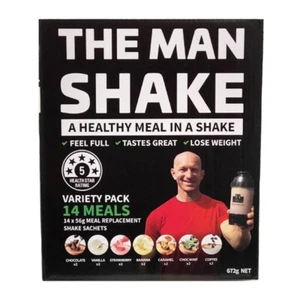 The Man Shake Variety Pack 56g x 14 Sachets - Picture 1 of 1