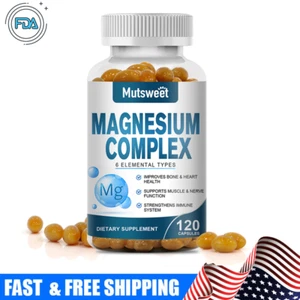 Triple Magnesium Complex 500Mg -Improves Sleep, Energy and Immune Support 120PC - Picture 1 of 7