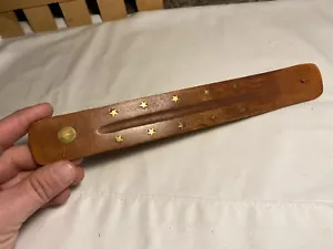 Wooden Incense Stick Holder Ash Catcher - Picture 1 of 4