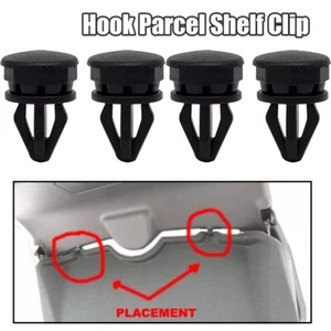 4X Parcel Shelf Clips For Nissan Juke F15 Later Rear Plastic Button Hanger - Picture 1 of 11