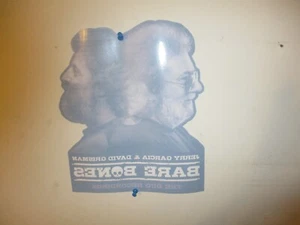 Jerry Garcia & David Grisman-Bare Bones: Duo Recordings Adhesive Poster" Rare! - Picture 1 of 2