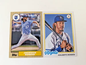 Lotto Kansas City Royals Kowar RC Mondesi 2022 Topps Archives - Foto 1 di 2