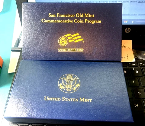 2006 San Francisco Old Mint $5 GOLD Coin Uncirculated BOX & COA No Coin Cover