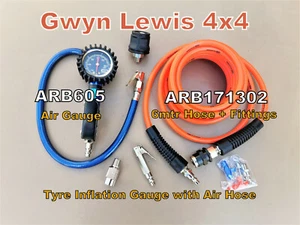 Kit de manómetro y manguera de aire para neumáticos ARB605 y ARB171302V2 8274 maxxis Gwyn Lewis - Imagen 1 de 9