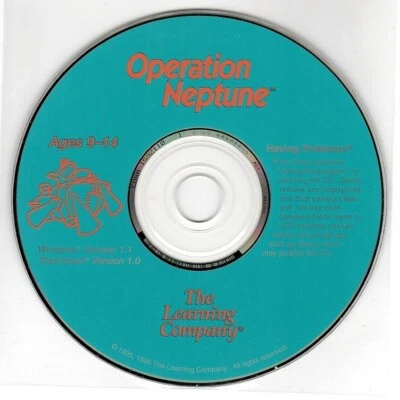 Operation Neptune (Ages 9-14) (PC/MAC-CD, 1996) for Win/Mac - NEW CD in SLEEVE - Image 1 of 3
