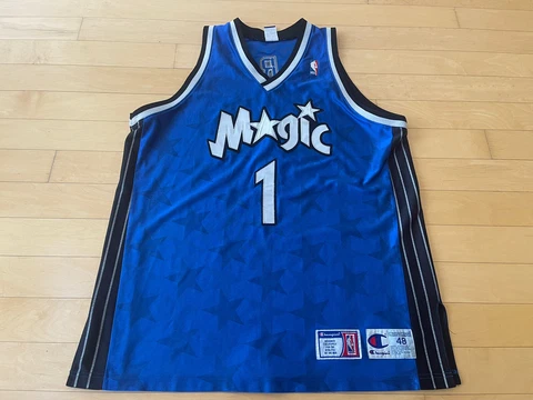 Tracy McGrady #1 Orlando Magic Champion AUTHENTIC  Double Tag Jersey Sz 48 Cover