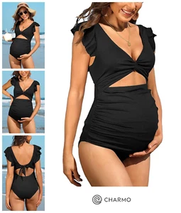 My Charmo Maternity Swimsuit Swimming Costume Size 2XL Pregnancy Stretchy Padded - Bild 1 von 8