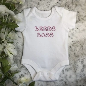 Leeds Lass Northern Pride Baby Grow in a variety of sizes with FREE delivery - Picture 1 of 6
