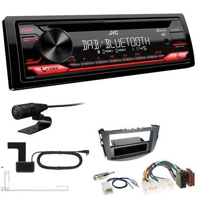 JVC KD-DB622BT DAB inkl Antenne Bluetooth Einbauset für Toyota RAV 4 2006-2013 - Bild 1 von 4
