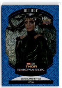 2022 Upper Deck Marvel Allure Blue Line Hela /35 Cate Blanchett #64