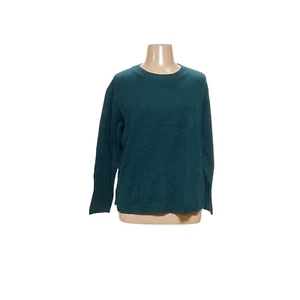 J.JILL Green Cotton Pullover Sweater - Picture 1 of 4