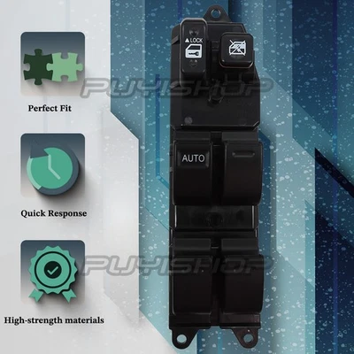 Interruptor de control maestro de ventana eléctrica para Toyota Sienna Prius Rav4 Camry 2001-2009 Foto 1 de 4