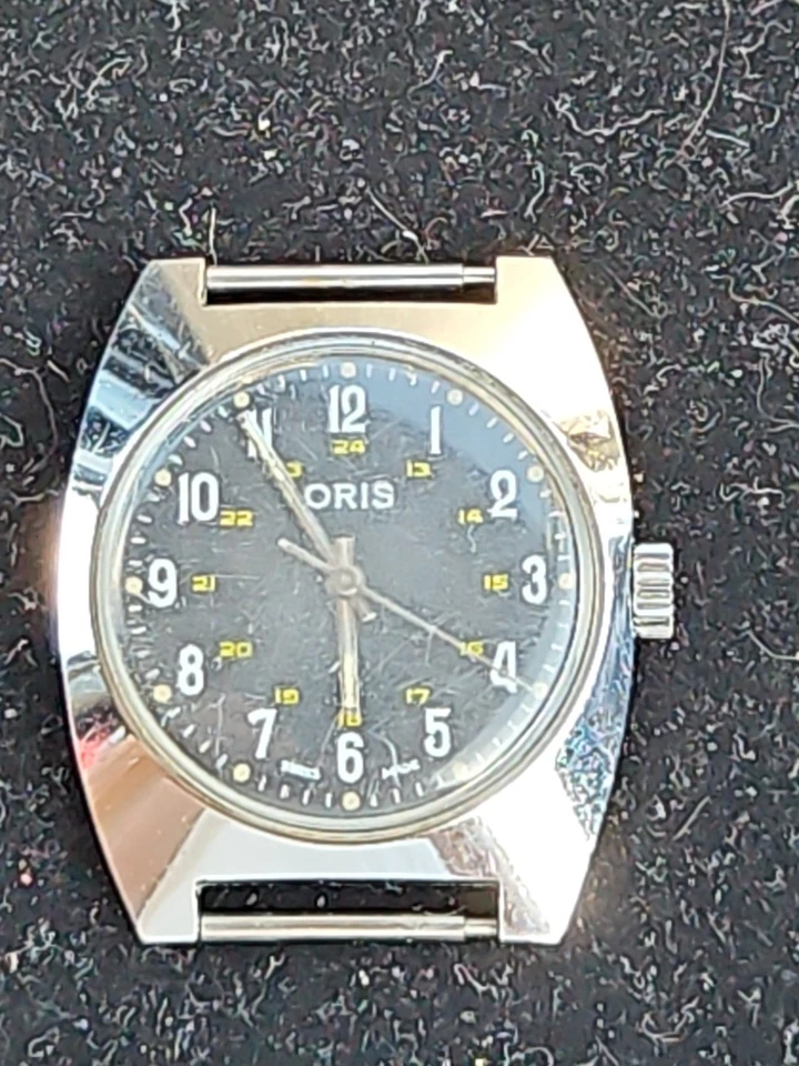 Oris  Military  MAnual Watch Vintage Mens WaterProof Anti-Shock Black Dial - Image 1 of 1
