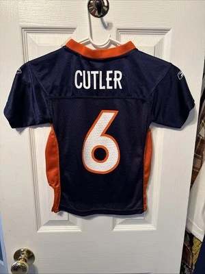 Camiseta Jay Cutler Denver Broncos Fútbol Reebok Niños Pequeños Azul Top 4 Pequeña Foto 1 de 2
