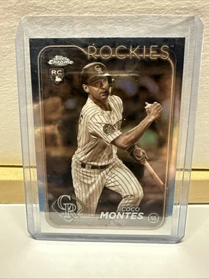2024 Topps Chrome - Coco Montes #182 Sepia Refractor (RC) - Image 1 of 2