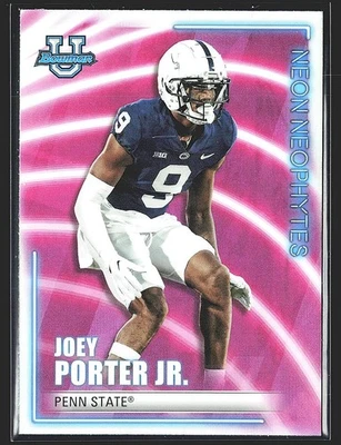 2022-23 Bowman's Best U Neon Neophytes #NN-16 Joey Porter Jr. Penn State - Image 1 of 2