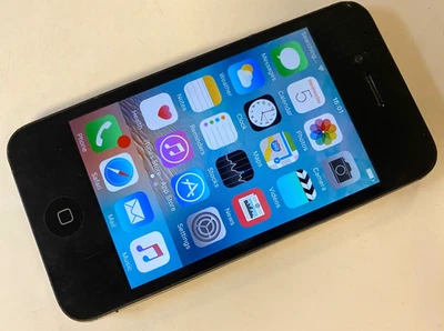 Apple iPhone 4S Smartphone Mobile UNLOCKED A1387 16GB IOS 9.3.5 Black - Image 1 of 4