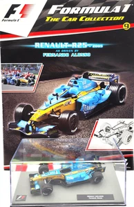 Renault R25 2005 Fernando Alonso #9 1:43 Scale Formula 1 Car Collection - Picture 1 of 2