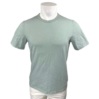 Camiseta Top Theory Para Hombre Verde Algodón Manga Corta Cuello Redondo Esencial Talla S Foto 1 de 4