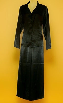 Conjunto de Pijama Gilligan & O'malley Mujer TALLA PEQUEÑA Negro Sedoso Camisa y Pantalones  Foto 1 de 4