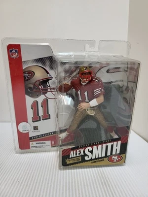 McFarlane Football Series 11-12 #90 2005 Alex Smith primera pieza equipo: SF Foto 1 de 2