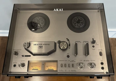 AKAI GX-4000D reel to reel Tape Deck With Original Dust Cover - Image 1 of 4