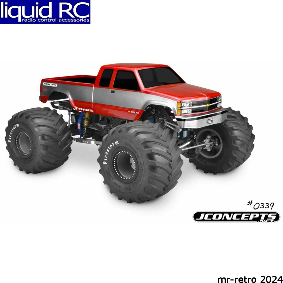 JConcepts 0339 1988 Chevy Silverado Ext Cab Mt Clear Body: 13wb - Image 1 of 1