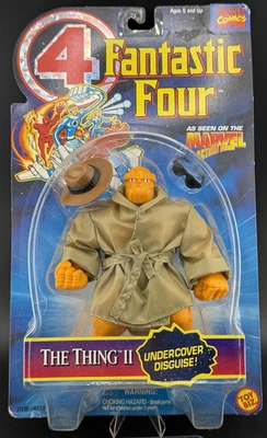DISFARCE DISFARÇADO THE THING II! - FANTASTIC FOUR MARVEL - Toy Biz 1995 NOVO - Imagem 1 de 2