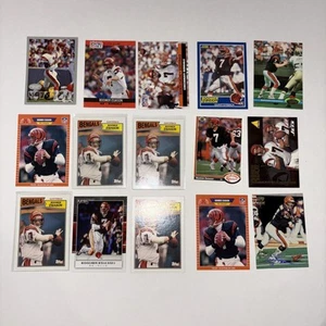 Lot (15) Boomer Esiason Football Cards Base Insert Parallel Cincinnati Bengals - Picture 1 of 7