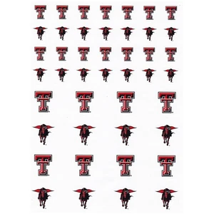 Texas Tech Red Raiders kleiner Stickerbogen - 2 Blätter - Bild 1 von 1