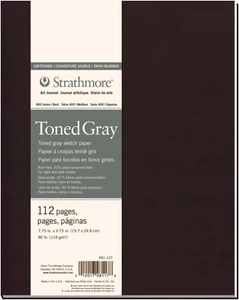 Strathmore 481-107 Softcover Art Sketch Journal, 7.75" X 9.75", Toned Gray, 1... - Picture 1 of 4