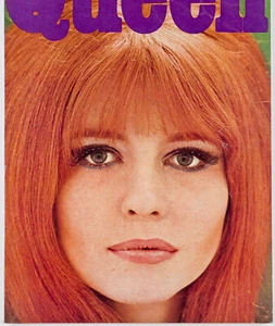 JANE ASHER Jill Kennington HELMUT NEWTON Kaffe Fassett YSL Dior ~ Queen magazine - Picture 1 of 13