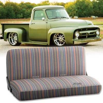 Cubierta de asiento de banco con manta de sillín para camioneta Ford F100 1953-1978 tamaño completo Foto 1 de 4