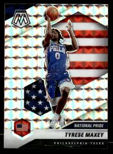 Tarjeta de plata Mosaic National Pride 2020 Tyrese Maxey #259 76ers - Imagen 1 de 2