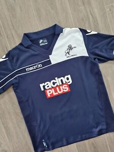 2012-13 Millwall FC Macron signiertes Fußball-Fußball-Shirt Trikot Größe Medium