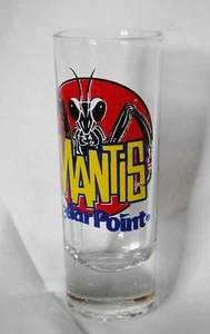 Cedar Point Amusement Park MANTIS 4 1/8" Shot Glass Sandusky, Ohio - Picture 1 of 4