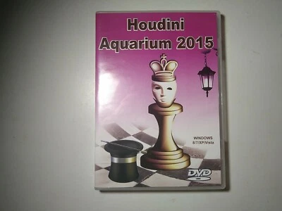 Houdini Aquarium 2015 CHESS SOFTWARE Used Very Good cracked case *READ* - Image 1 of 4