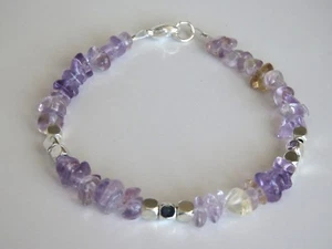 Semi Precious Stone Ametrine Bracelet - Picture 1 of 6