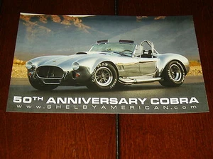 SHELBY 50th ANNIVERSARY COBRA 427 S/C - DOPPELSEITIGES VERKAUFSBLATT / PROSPEKT - Bild 1 von 2